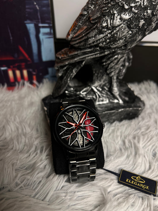 Elegance Black Rim Dial