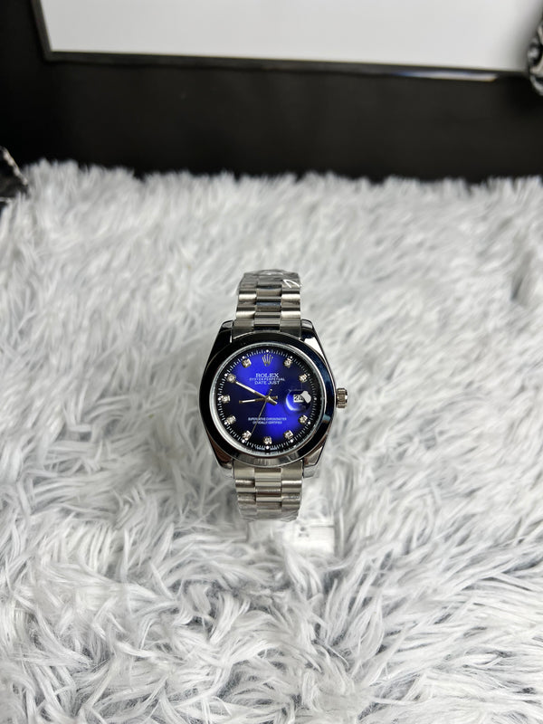Rolex Datejust Automatic Two-Tone In Blue Dial
