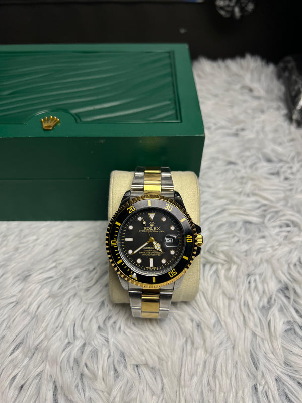 Rolex Submariner Gold In Black Dial